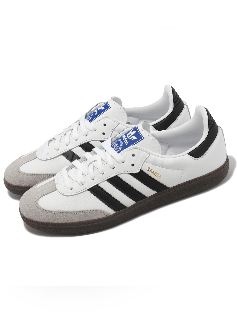 NEW in BOX Men’s Adidas Samba Original Sneakers White / Black / Gray SIZE 9 1/2